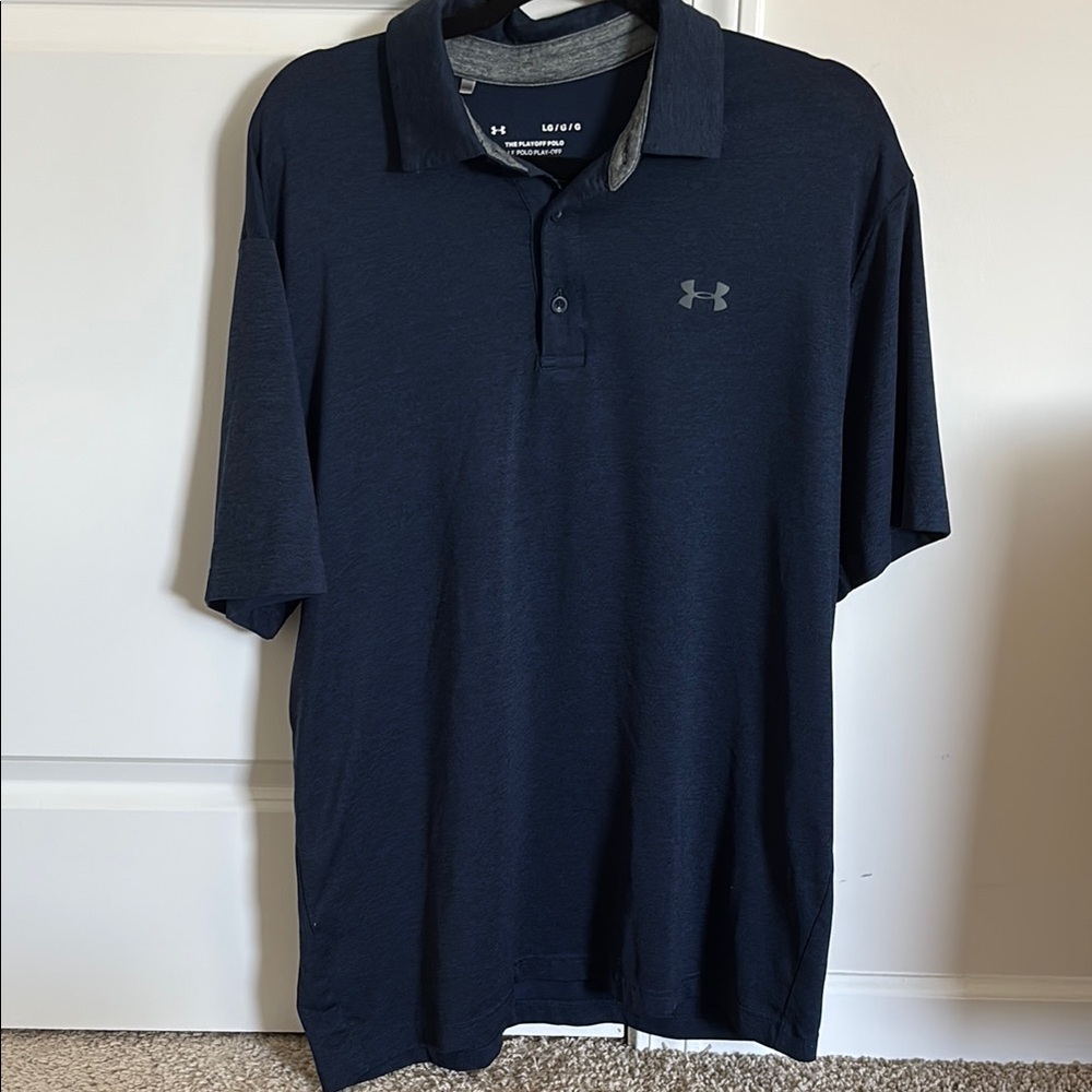 Under Armour Men's Navy Polo Shirt